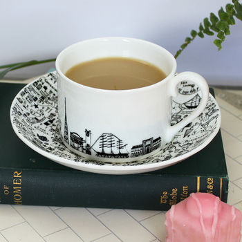 South East London Teacup And Saucer Set, 2 of 4