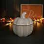 Ceramic Pumpkin Pot With Lid, thumbnail 2 of 2