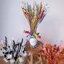 Colourful Dried Flower Arrangement Vase Gift For Sister, thumbnail 1 of 4