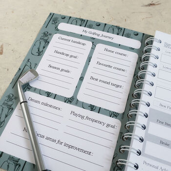 Golf Annual Tracker Log Book, 3 of 9