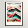 Twin Peace Fire Walk With Me Inspired Art Print, thumbnail 1 of 4