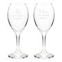 Personalised 'His Lordship & Her Ladyship' Glasses, thumbnail 4 of 4