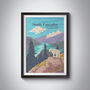 North Cascades National Park USA Travel Poster Print, thumbnail 1 of 8
