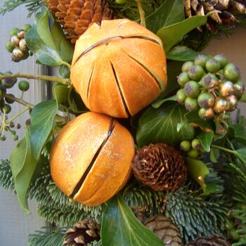 Fresh Classic Traditional Christmas Wreath, 5 of 6