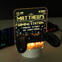 Personalised Gaming Controller Holder LED Light, thumbnail 8 of 10