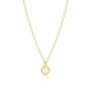 18ct Gold Plated First Communion Halo Necklace, thumbnail 2 of 4