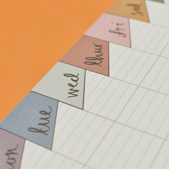Weekly Planner / Family Planner, Recycled Paper, 4 of 9