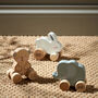 Personalised Wooden Push Toy Elephant Bear Or Rabbit, thumbnail 12 of 12