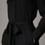 Melbourne Black Punta Di Milano Knit Shirt Dress, thumbnail 4 of 4