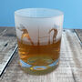 Rugby Eyched Glass Tumbler, thumbnail 4 of 5