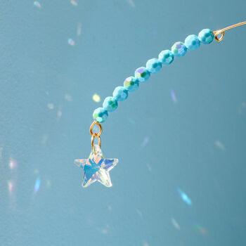 Turquoise Crystal Star Plant Hanger, 4 of 7