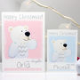 Personalised Arctic Polar Bear Christmas Card, thumbnail 1 of 6