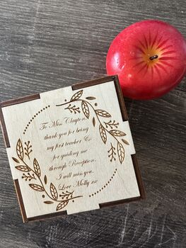 Personalised Thank You Royal Gala Apple Candle Gift, 3 of 6