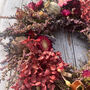 Autumnal Dried Flower Heather And Poppy Wreath, thumbnail 6 of 7