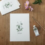 ‘Wood Anemone’ Botanical Giclée Art Print, thumbnail 3 of 3