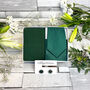 Hunter Green Wedding Tie Set, thumbnail 10 of 12