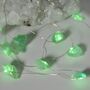 Green Jade Crystal Fairy String Lights, thumbnail 1 of 5