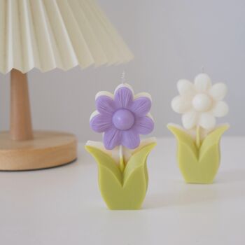 Pastel Flower Candles, 2 of 5