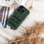 Personalised Pine Green Initials Phone Case, thumbnail 1 of 9