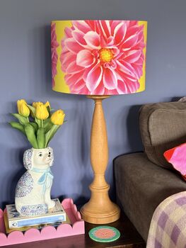 Dahlia Dream Floral Lampshade, 5 of 9