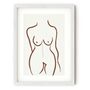 Nude Drawing Print Set Of Two, thumbnail 4 of 5