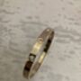 Stainless Steel Luxury Engraved Rose Gold Bangle, thumbnail 2 of 3