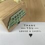 Personalised Thank You Rubber Stamp, thumbnail 8 of 8
