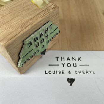 Personalised Thank You Rubber Stamp, 8 of 8