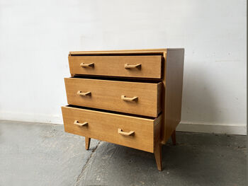 Mid Century G Plan / E Gomme Oak Chest Drawers, 6 of 11