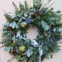 Christmas Time Fresh Foliage Wreath, thumbnail 7 of 7