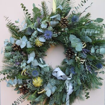 Christmas Time Fresh Foliage Wreath, 7 of 7