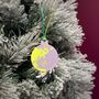 Neon Jesmonite Christmas Bauble 10 Colour Options, thumbnail 8 of 8