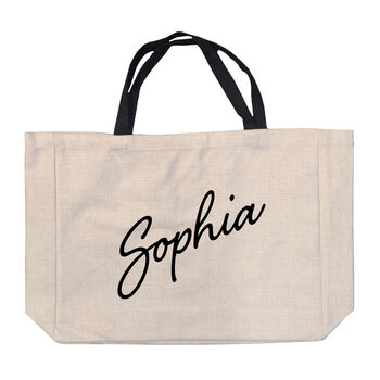 Personalised Name Tote Bag, 3 of 6