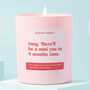 Baby Shower Gift Candle Mini You In Nine Months, thumbnail 1 of 4