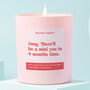 Baby Shower Gift Candle Mini You In Nine Months, thumbnail 1 of 2