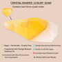 Citrine Crystal Soap With Real Citrine Heart Shaped Crystal Inside, thumbnail 4 of 8