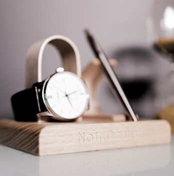 Luxury Ash Single Watch Stand With Pen Holder, 2 of 7