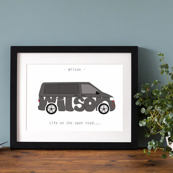 Personalised Campervan Print, 6 of 12