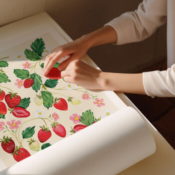 Strawberry Patch Art Print, 4 of 5