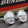 Vintage Golf Ball Cufflinks In Sterling Silver, thumbnail 2 of 7