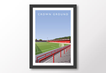 Accrington Stanley Crown Ground Poster, 8 of 8