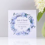 Personalised Engagement Wreath Card, thumbnail 3 of 6