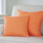 Vibrant Orange Herringbone Cushion Cover, thumbnail 1 of 2