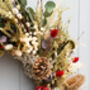 Dried Flower Door Wreath. Country Cottage, thumbnail 4 of 6