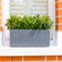 Small Window Box Planter In Parisian Grey, thumbnail 1 of 2