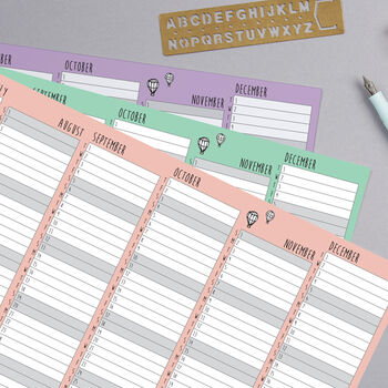 2026 Whole Year Wall Planner, 5 of 6