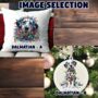 Personalised Dalmatian In Christmas Lights, thumbnail 3 of 10