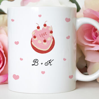 Personalised Initials Mug Gift For Couple, 6 of 8