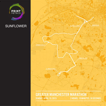 Personalised Manchester Marathon Poster, 12 of 12