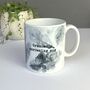 Autumn Leaves Handmade Print Personalised Mug, thumbnail 6 of 12